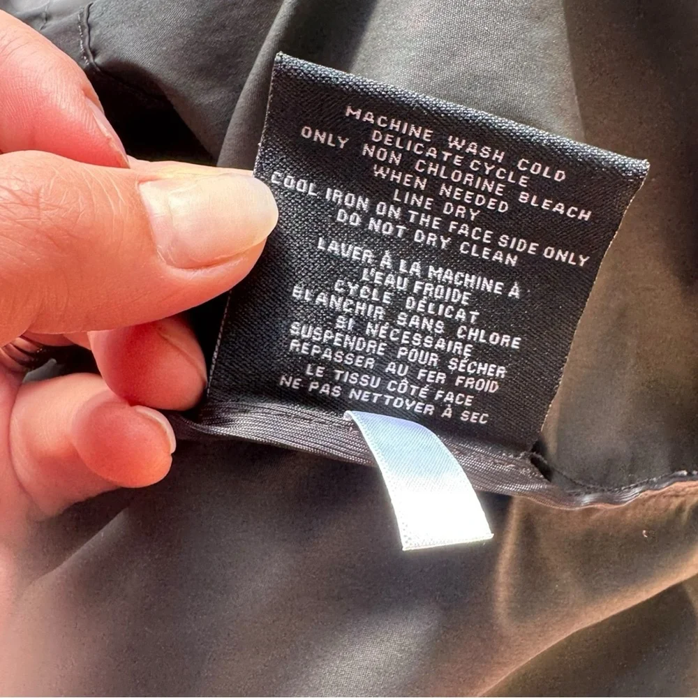 170. COLE HAAN | Signature Packable Rain Jacket Coat Size XL EUC no bag - Picture 7 of 9